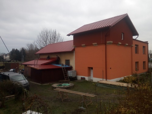 Realizace střechy - soukromý objekt